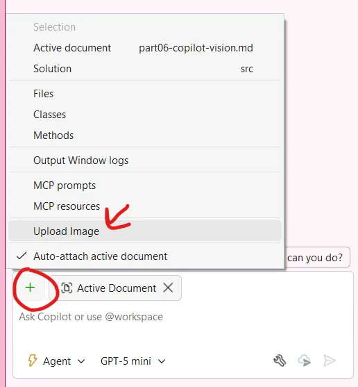 Attach image icon